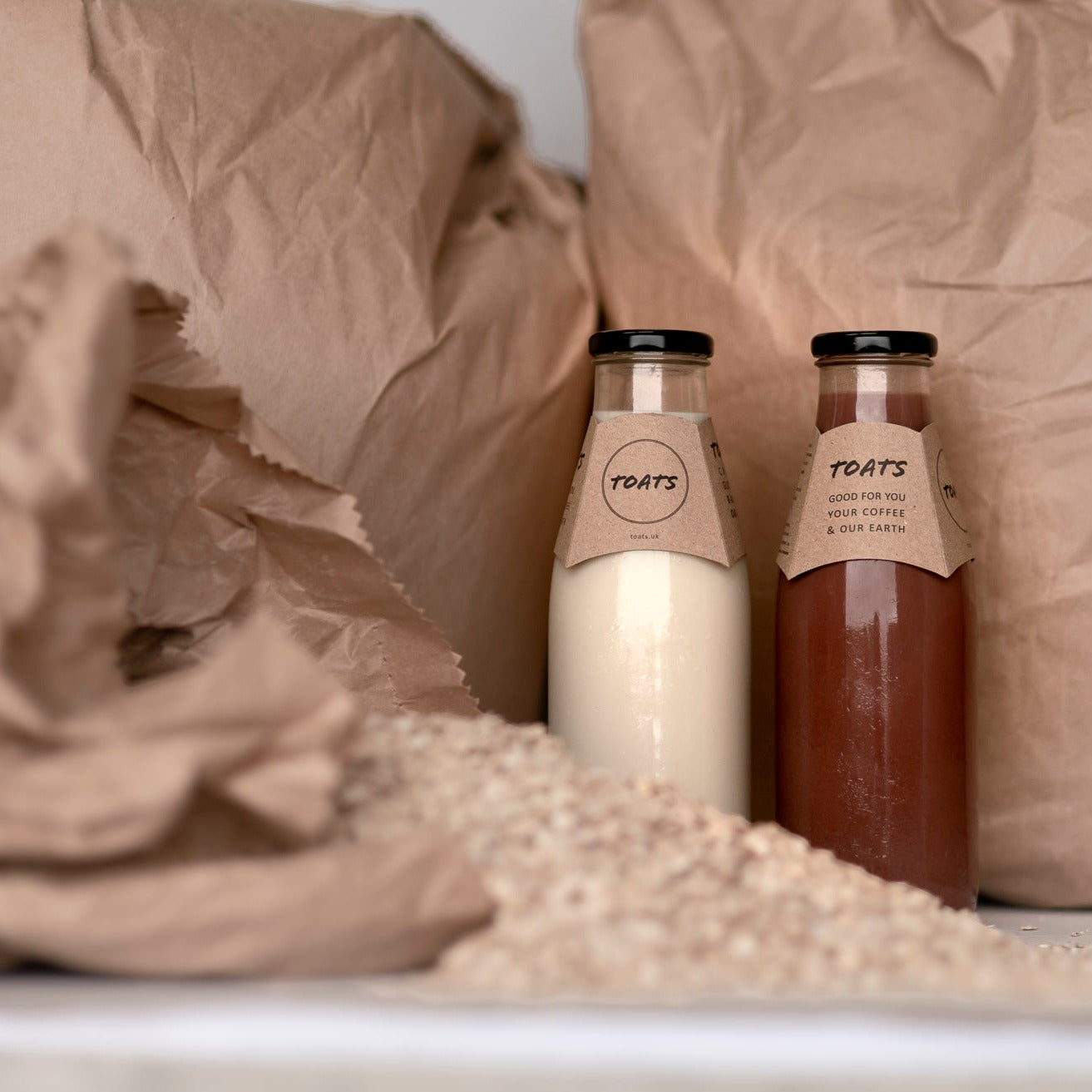 TOATS MYLK - 750ml Glass Bottles